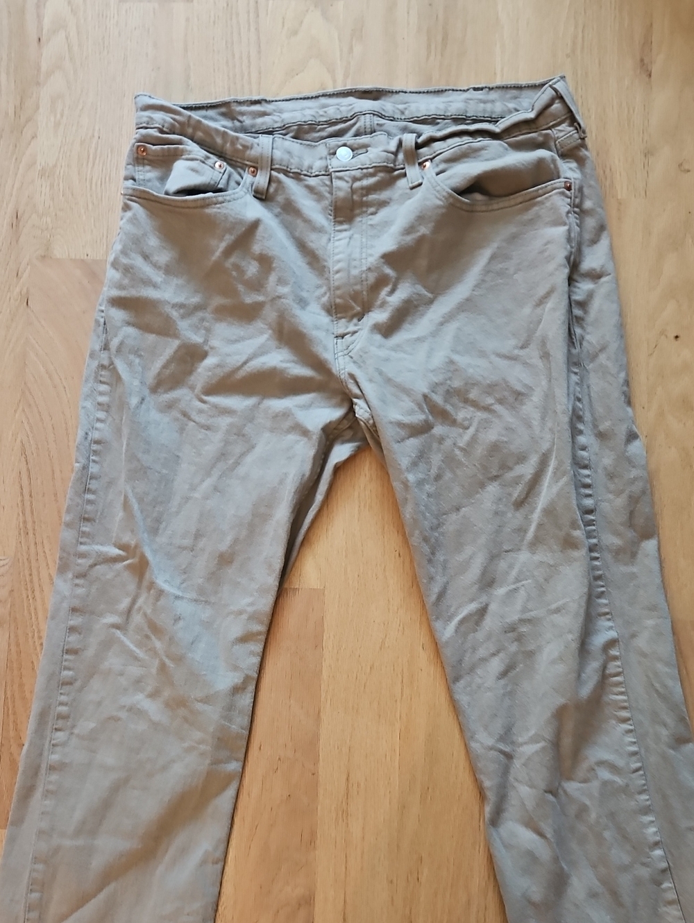 Levis 559 38×32 Men's Casual Chino Pants in Light Khaki